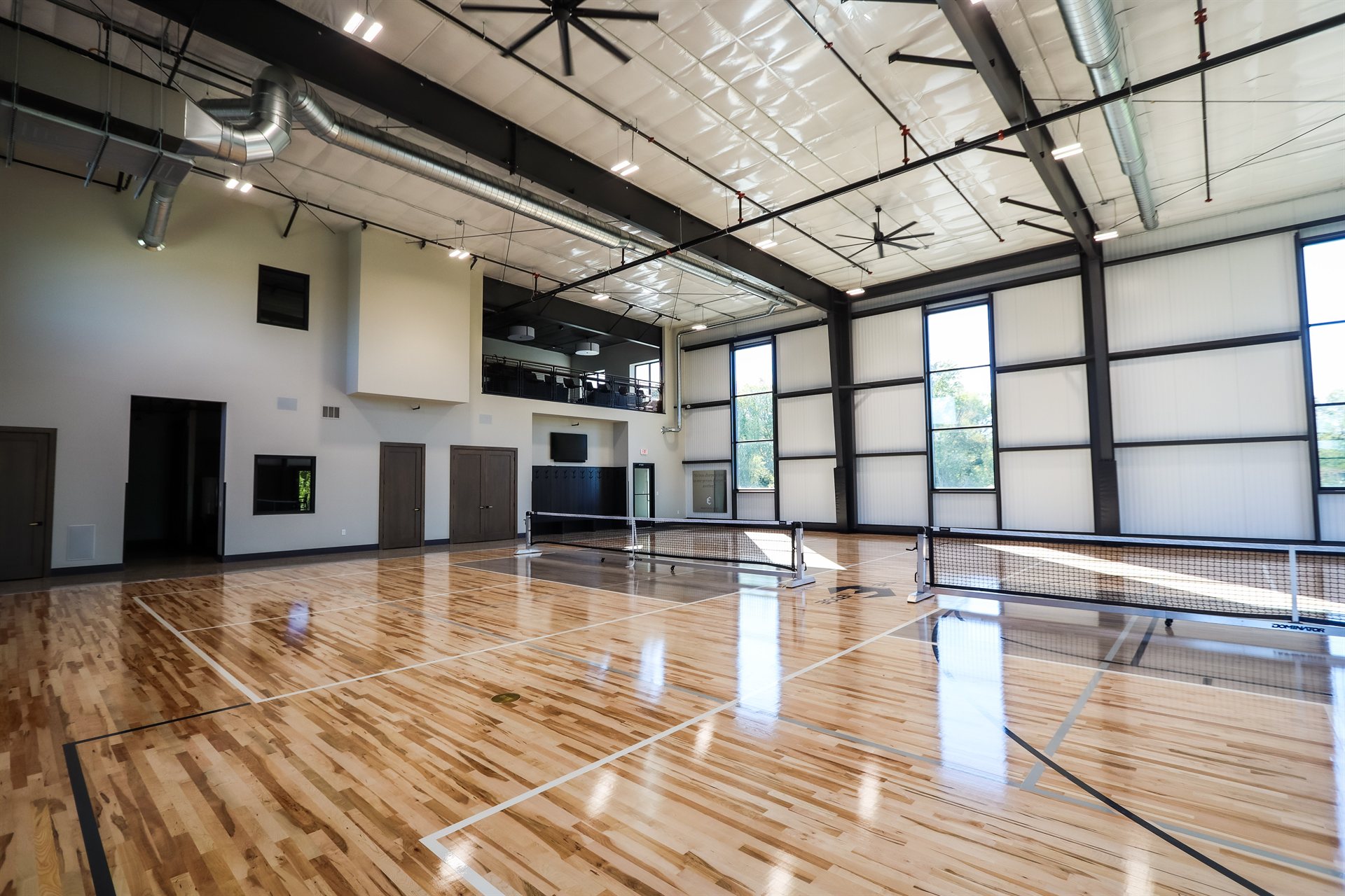 Two Pickleball Courts